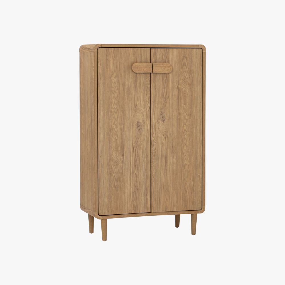 Scandinavian Oak Wooden Cabinet