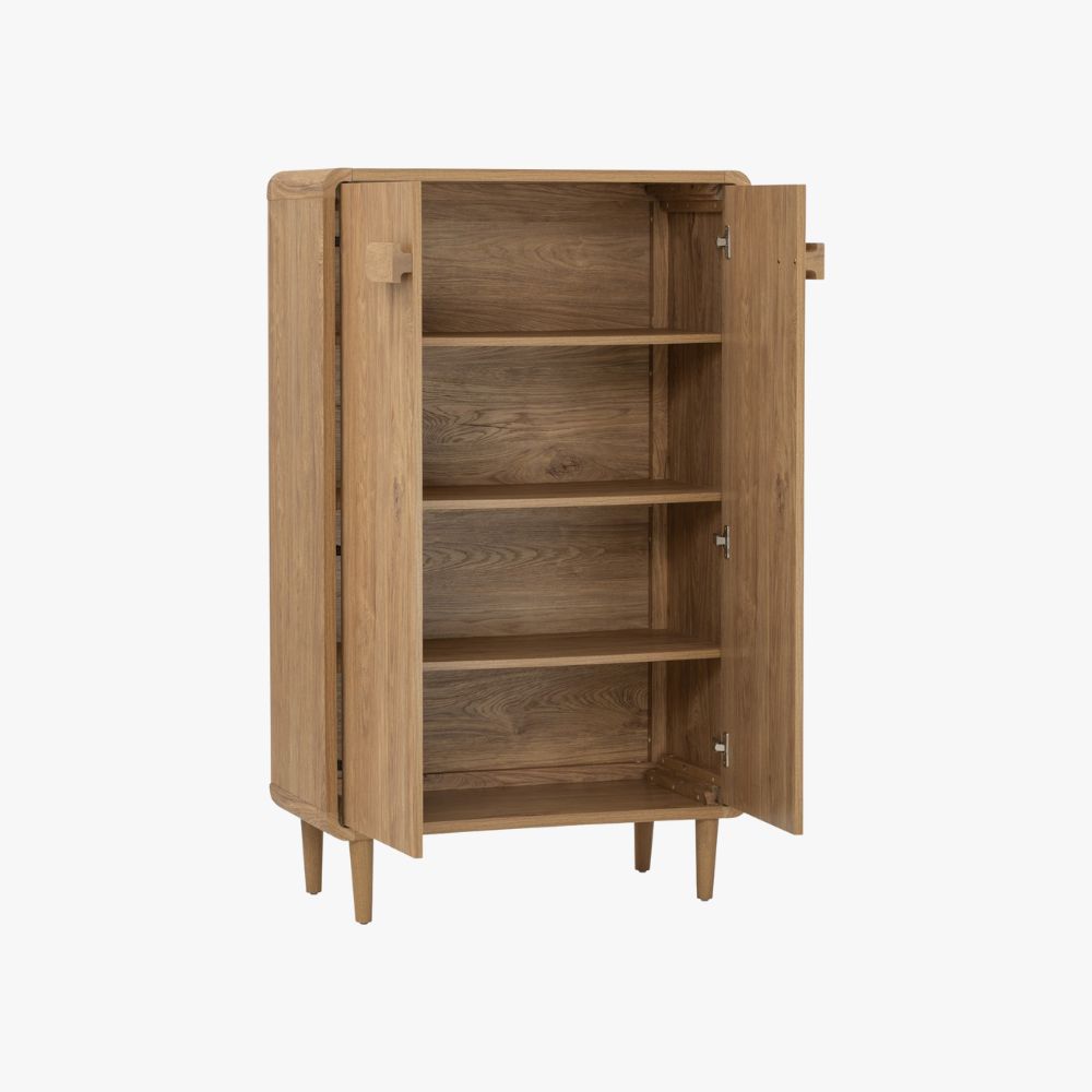 Scandinavian Oak Wooden Cabinet