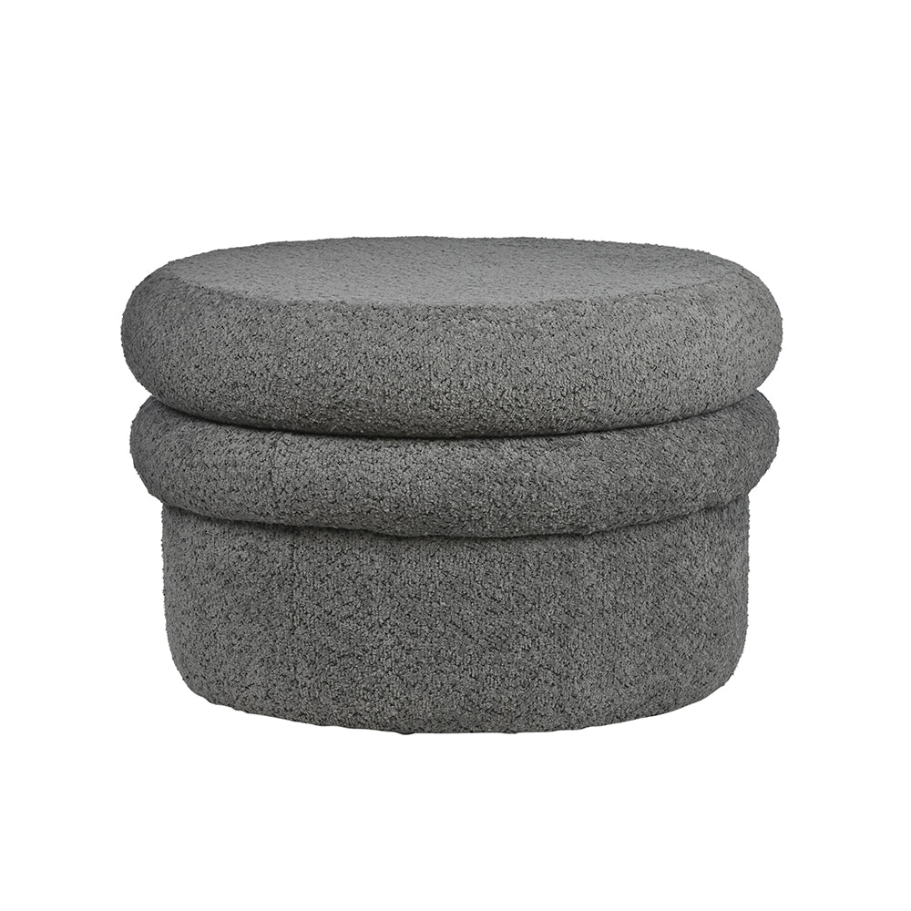 Green Mist Pouf – Comfortable Upholstered Seating