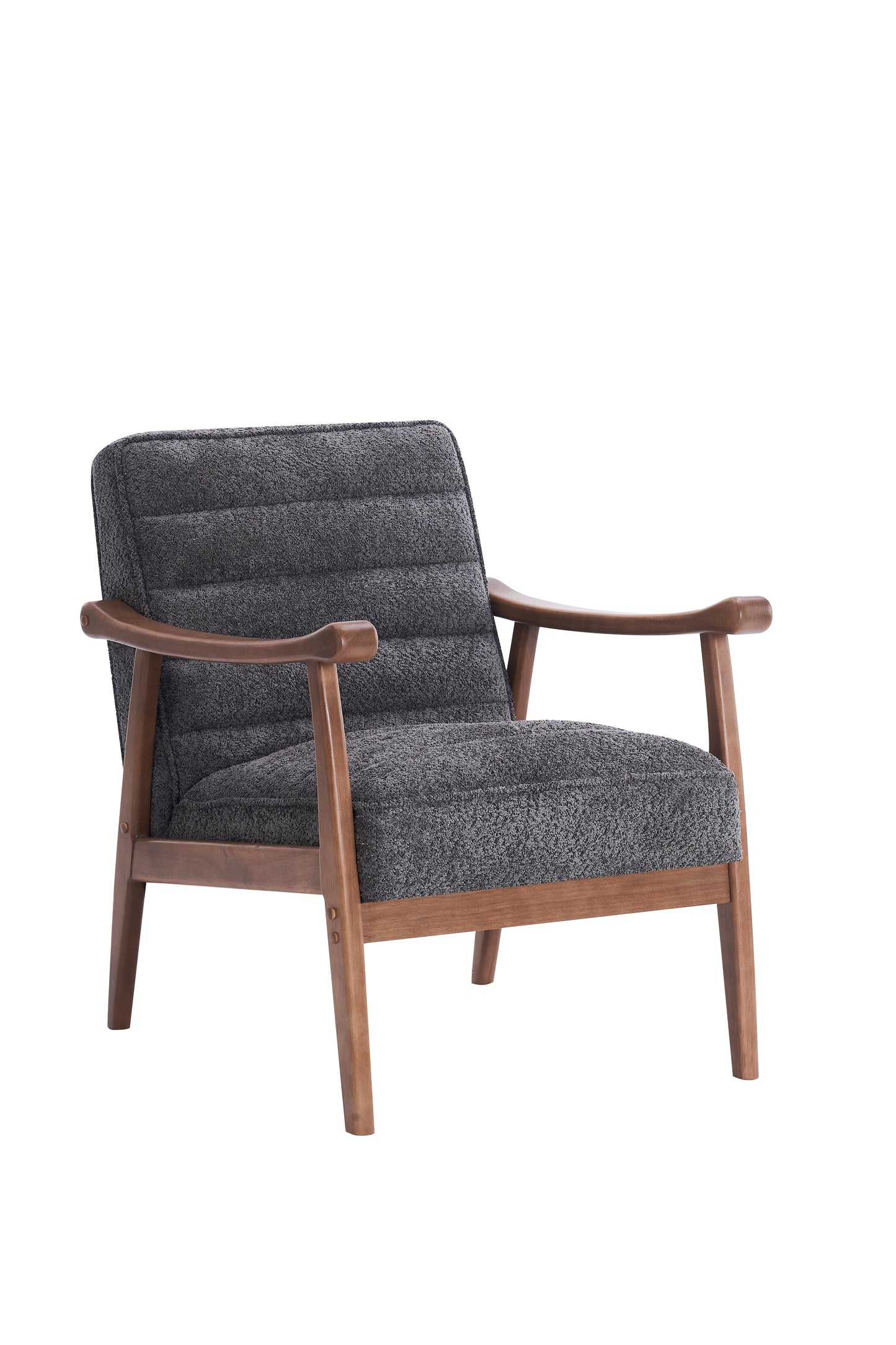 Tulsa Petal Wooden Armchair - Cotton – Comfortable Upholstered Seating