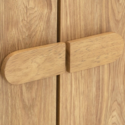 Scandinavian Oak Wooden Cabinet
