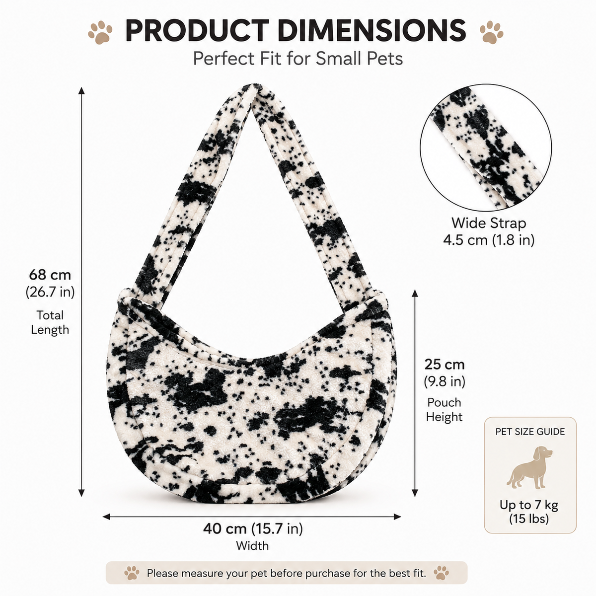 SnuggleGo Pet Carrier Sling (Style 4)