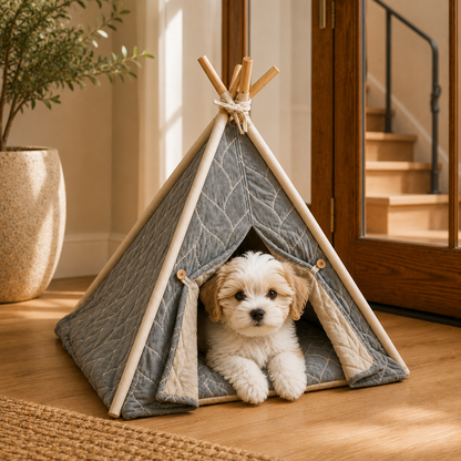Arctic Quilt Pet Teepee