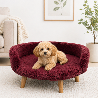 Premium Small Pet Bed for Newborn Pets | Ultra Soft & Cozy | 45x45 cm