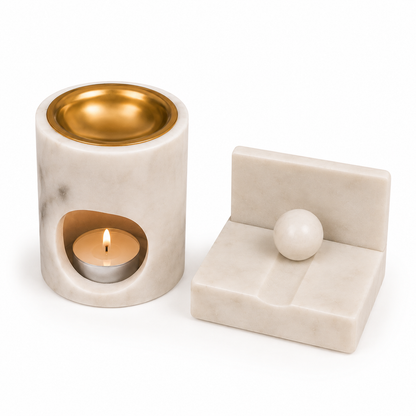 Marble Infuser Burner & Card Stand Combo