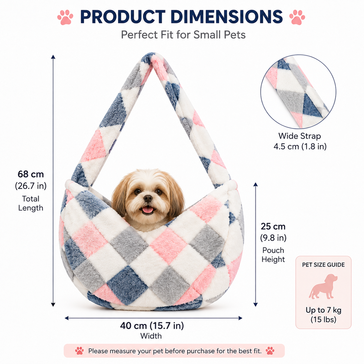 SnuggleGo Pet Carrier Sling (Style 3)
