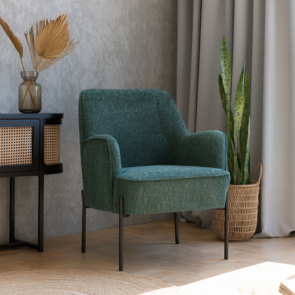 Ironveil Cotton Armchair – Comfortable Upholstered Seating
