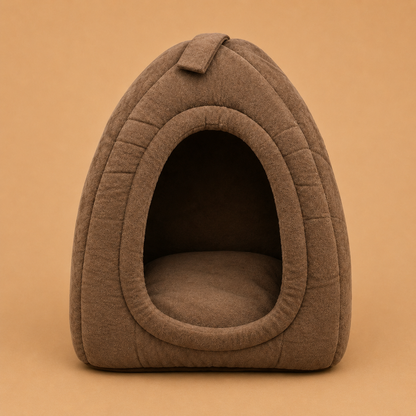 Cocoa Comfort Pet Cave
