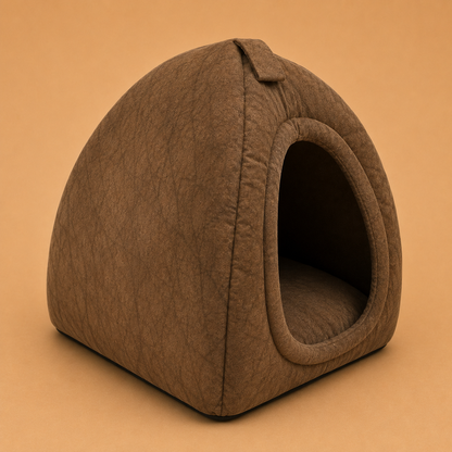 Cocoa Comfort Pet Cave