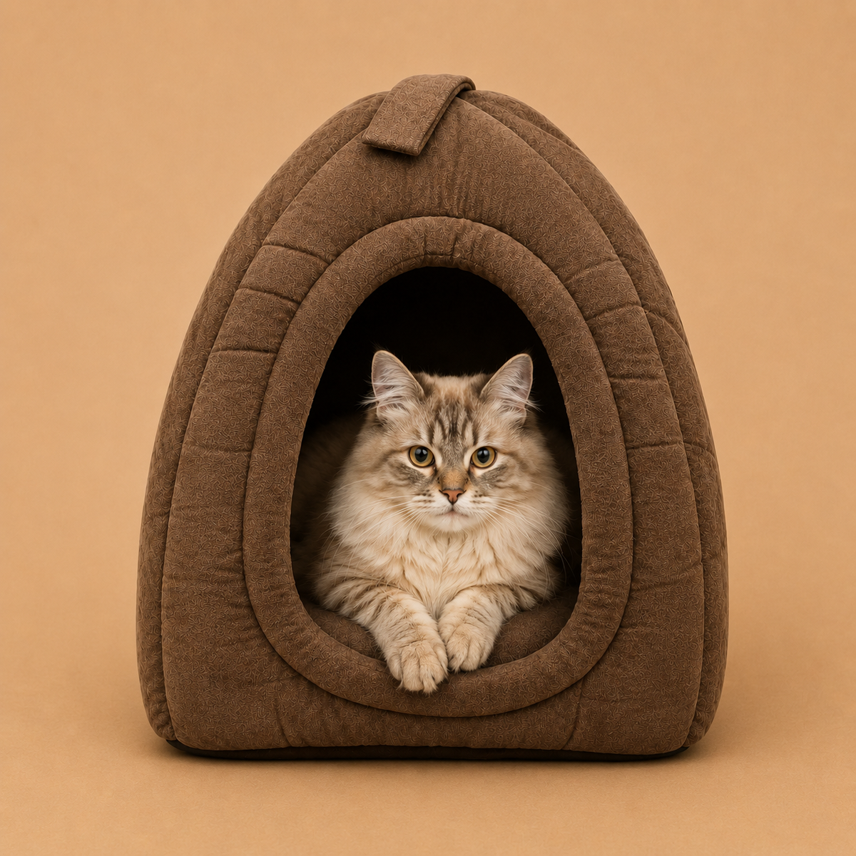 Cocoa Comfort Pet Cave