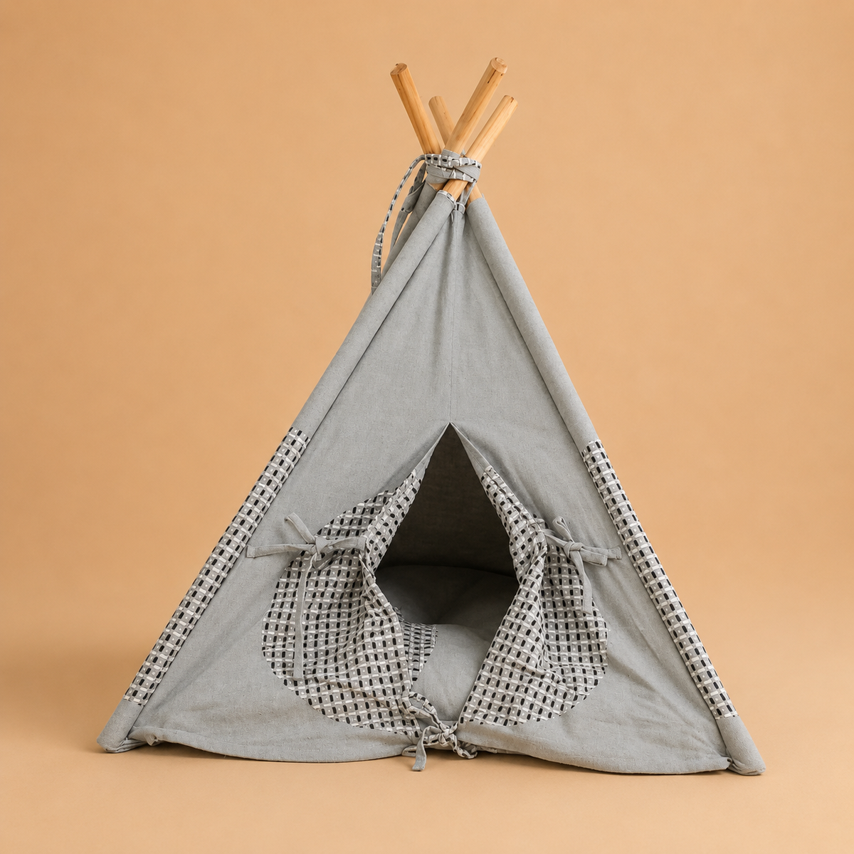 CloudNest Quilted Pet Teepee