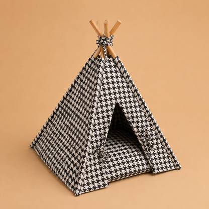 Monochrome Luxe Pet Teepee