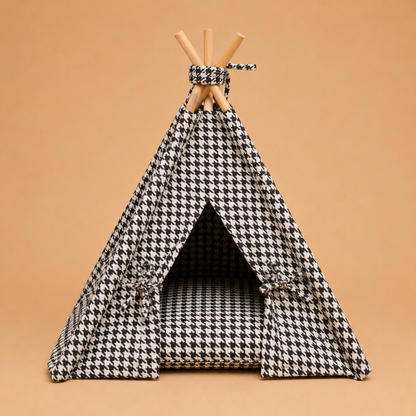 Monochrome Luxe Pet Teepee