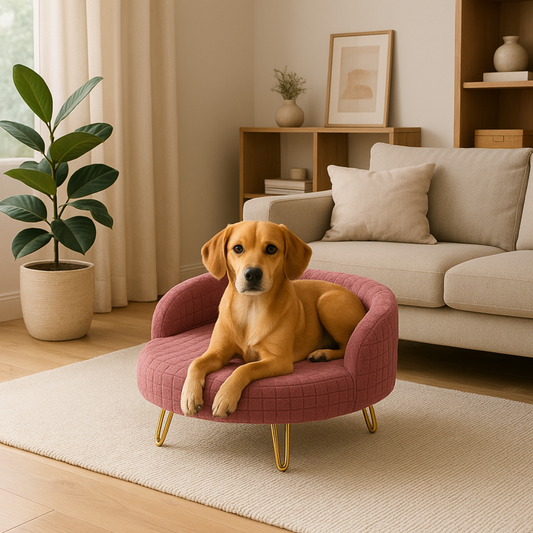 Plush Luxe Pet Sofa