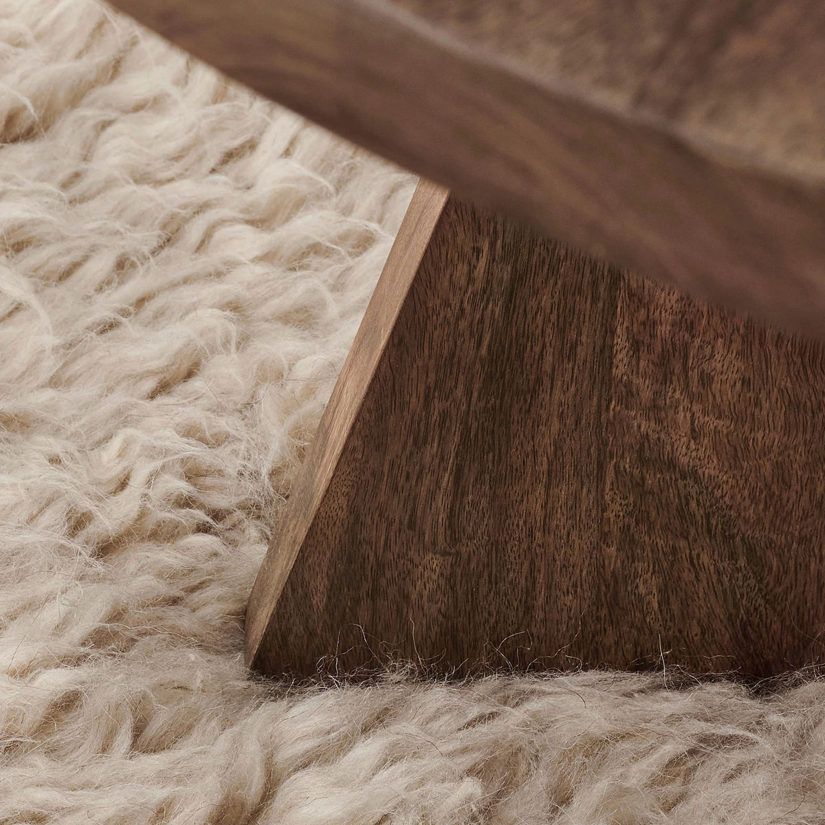 Valen Solid Wood Round Coffee Table