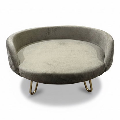Plush Luxe Pet Bed – Deep Olive Green