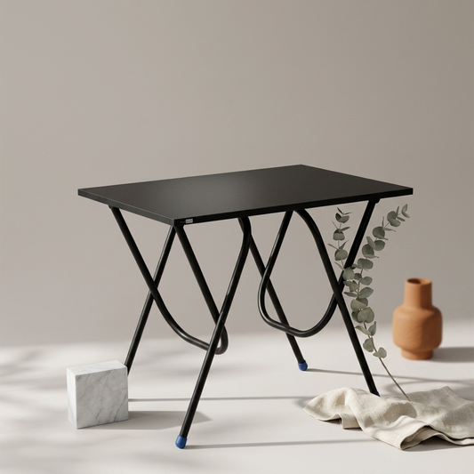 Foldable Study Table | Portable Work Desk for Home, Office & Study - BLACK