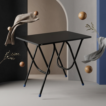Foldable Study Table | Portable Work Desk for Home, Office & Study - BLACK