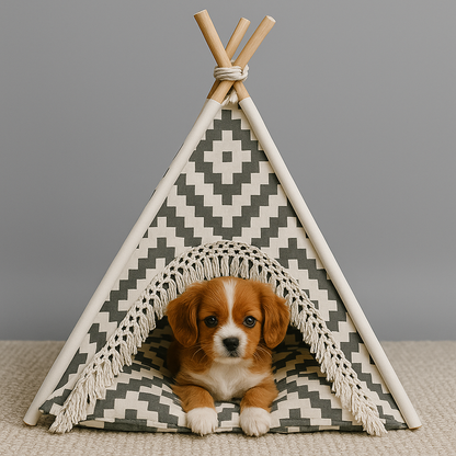Geo Weave Pet Tent